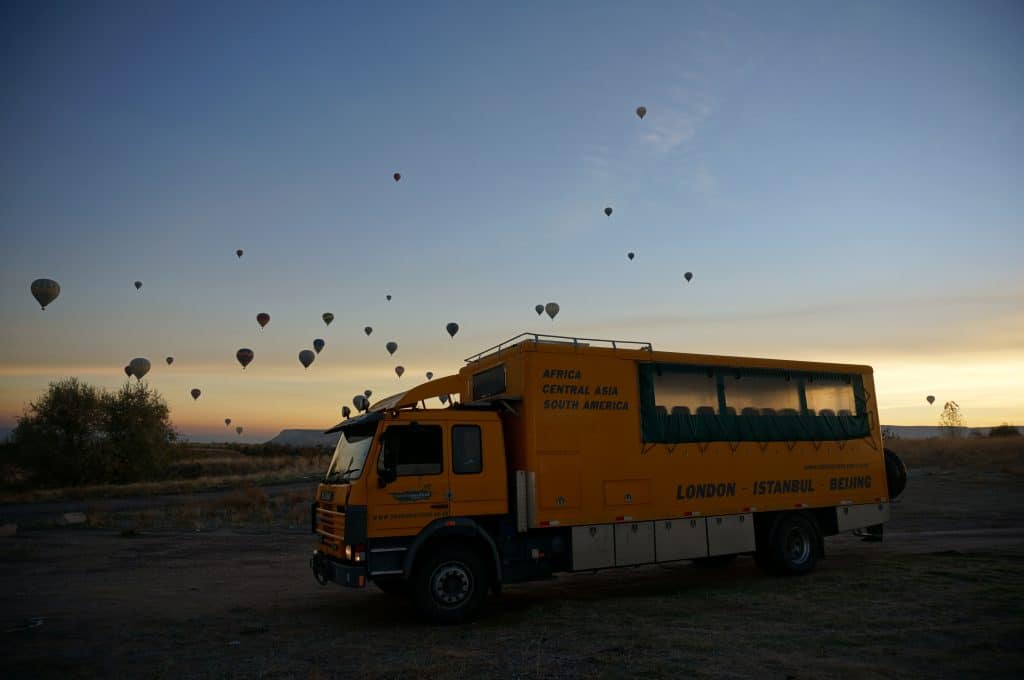 What is overlanding? It's travelling to place like Cappadocia and enjoying magical sunrises like this one.
