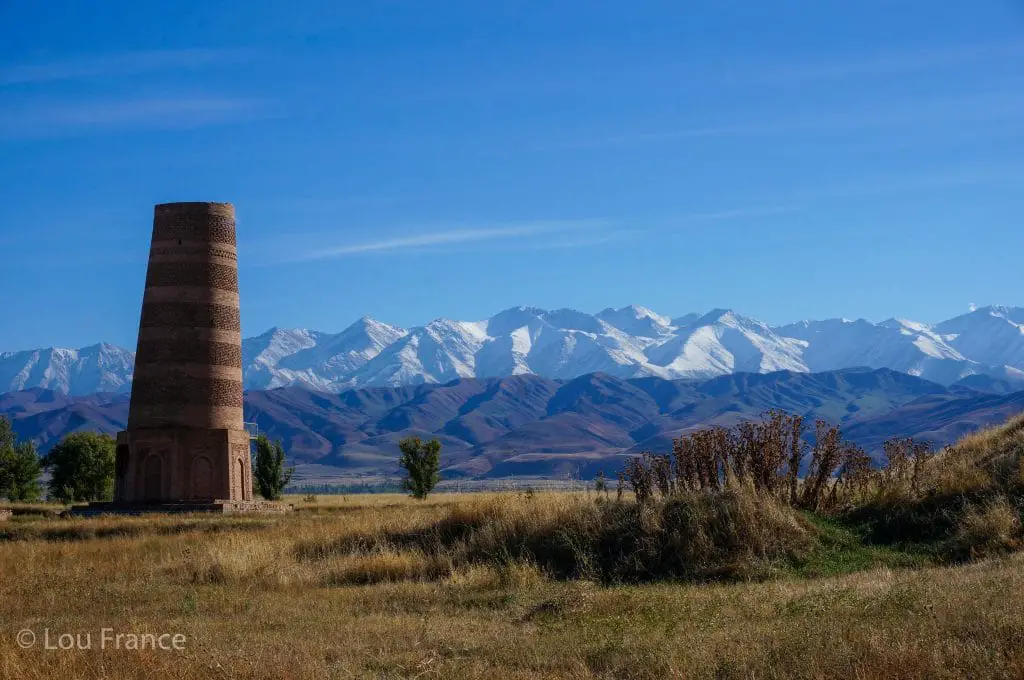 Burana Tower is a major tourist attraction in Kyrgyzstan