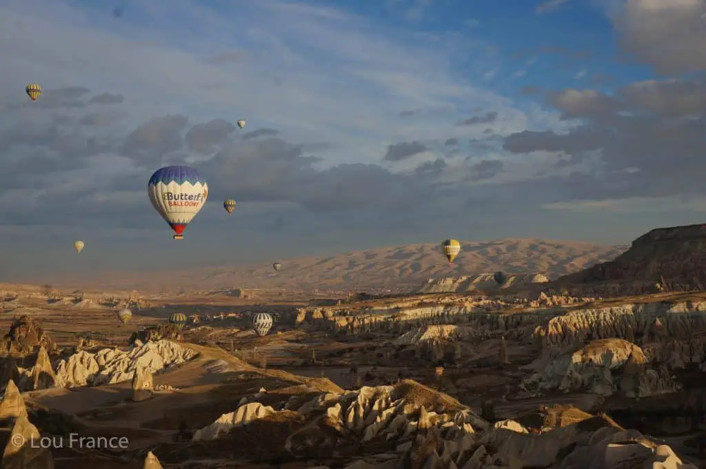 Hot air balloon in Cappadocia