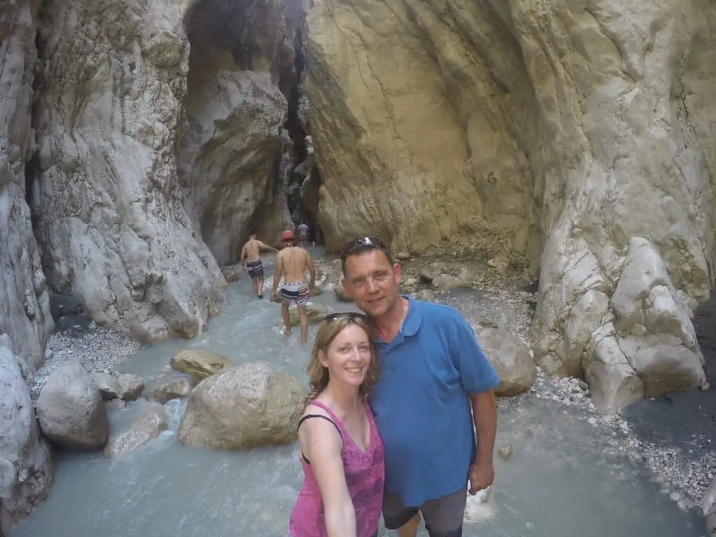 Nick and I at Saklikent Gorge