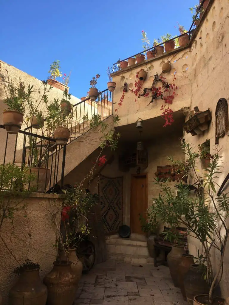 A fun thing to do in Cappadocia is to stay in a cave hotel like this one