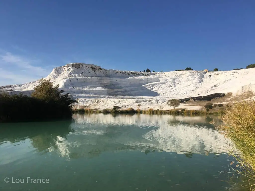 Pumukkale hotsprings is a must on a Turkey road trip from Istanbul to Cappadocia 