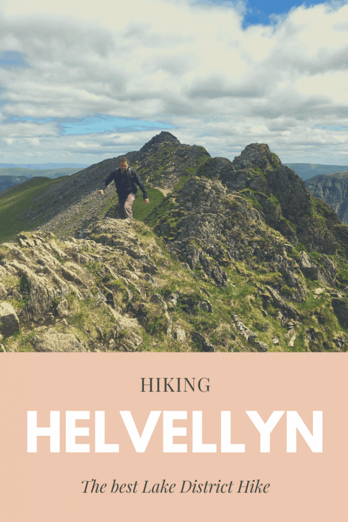 Striding Edge to the summit of Helvellyn is one of the best Lake District Hikes