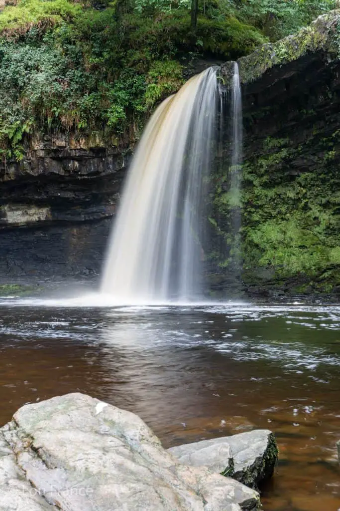 Explore beautiful waterfalls on a winter walk in the UK