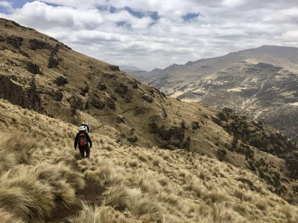 The Simien mountains features in this short travel story