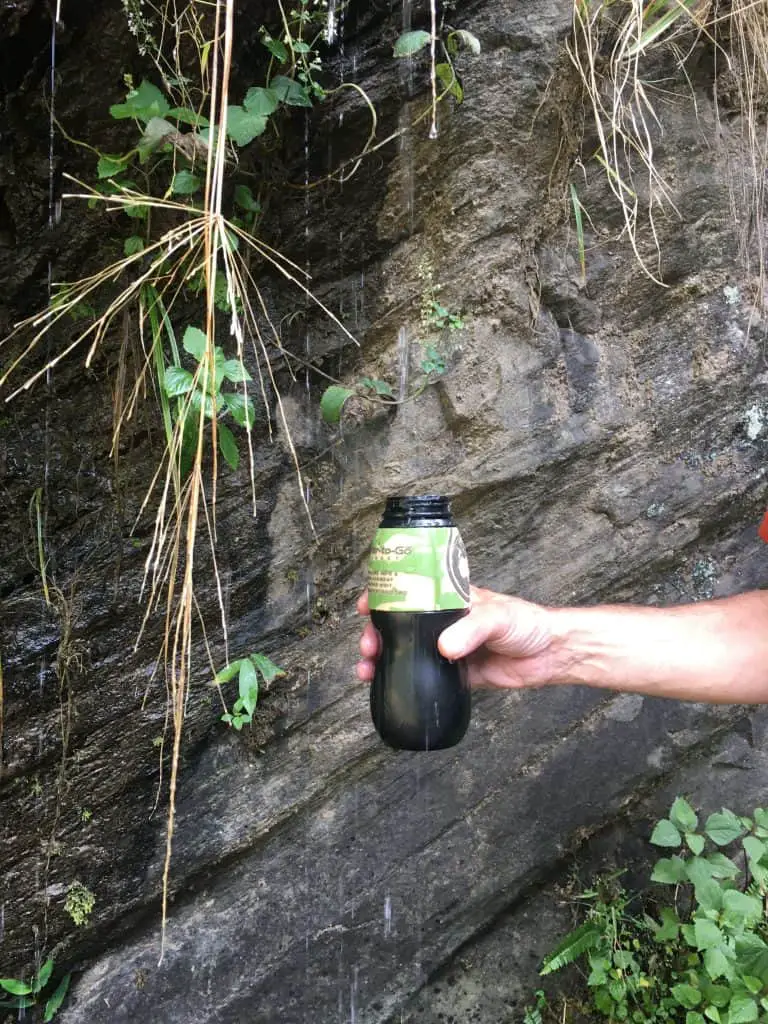 The water to go bottle is the best filtered water bottle for travel on a budget