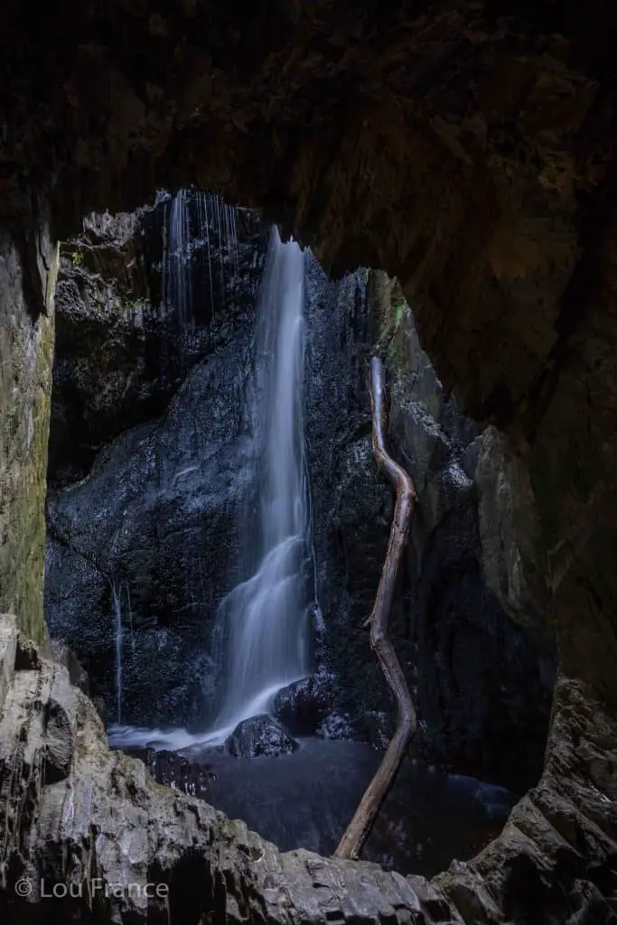 Cavarn Cascade is the most unique waterfall in Wales