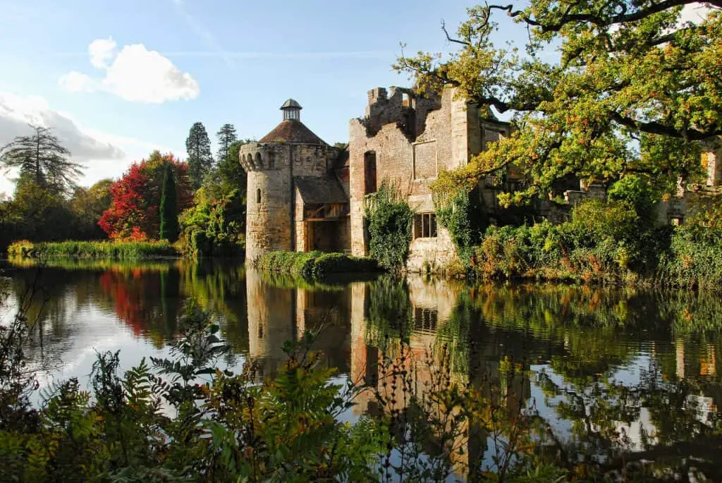 Scotney Castle is a scenic winter walk in England