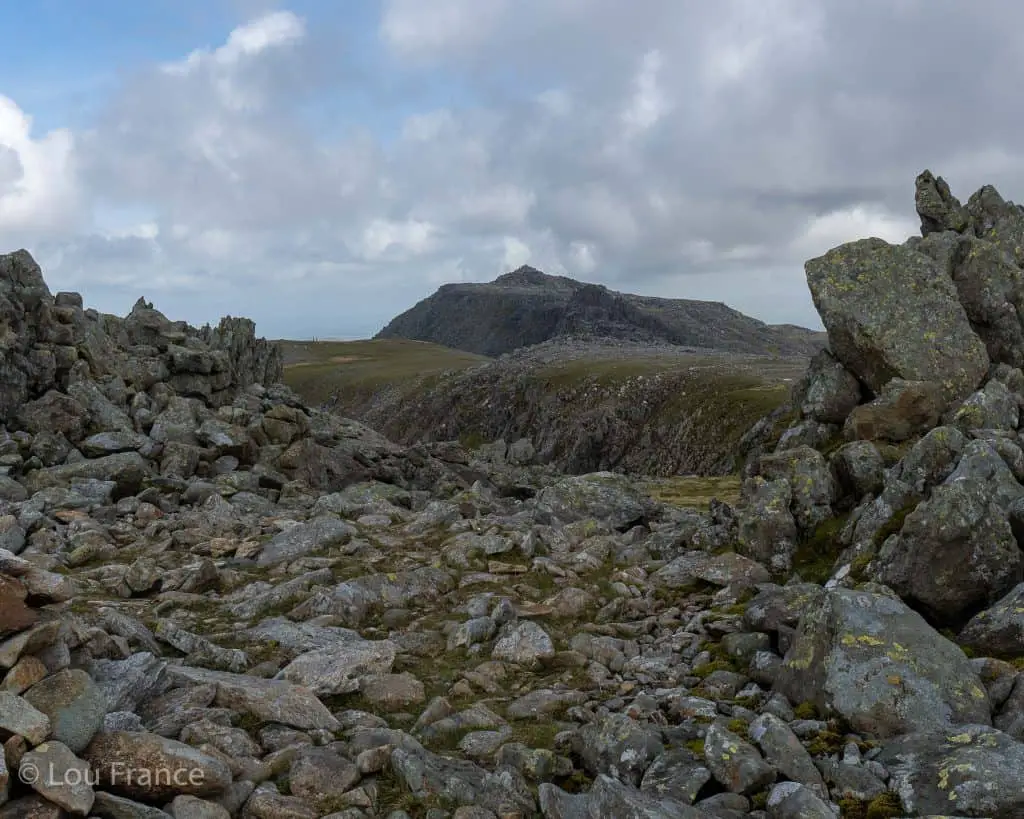A view of Glyder Fach summit