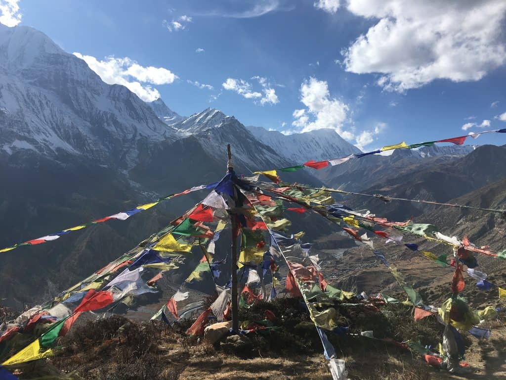 Amazing views on the Annapurna Circuit trek